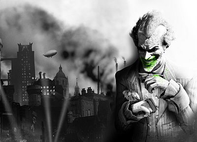 Batman, video games, The Joker, Batman Arkham City - random desktop wallpaper