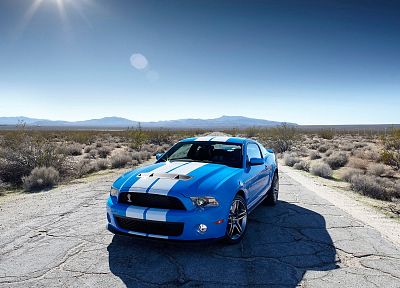 cars, vehicles, Ford Mustang, front angle view - desktop wallpaper