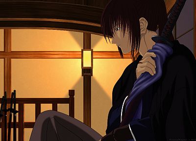 Rurouni Kenshin, anime, Kenshin Himura - random desktop wallpaper