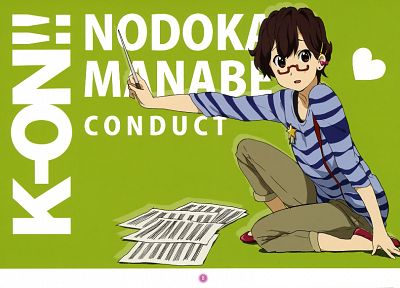 K-ON!, meganekko, Manabe Nodoka - related desktop wallpaper