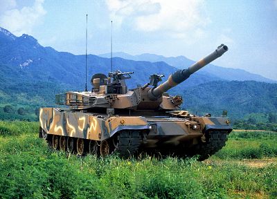 tanks, South Korea, K1A1 - duplicate desktop wallpaper