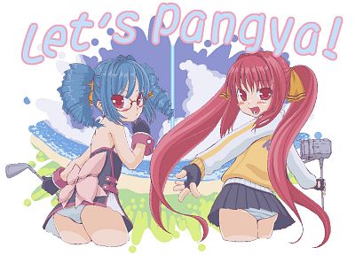 PangYa, meganekko - duplicate desktop wallpaper