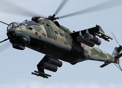 aircraft, military, helicopters, Soviet, mil, hind, vehicles, Mi-24 - duplicate desktop wallpaper
