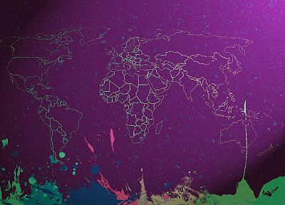 world map - related desktop wallpaper