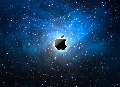 outer space, Apple Inc. - random desktop wallpaper