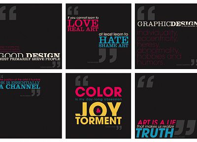 design, typography, artwork, postcards, graphic design, colors - desktop wallpaper