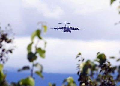 aircraft, military, C-17 Globemaster - random desktop wallpaper