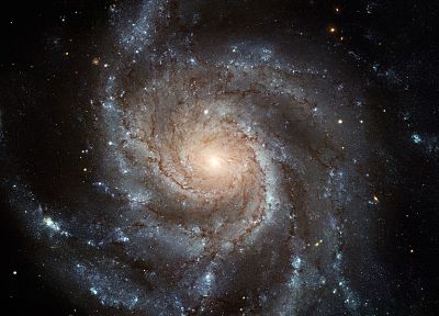 outer space, stars, galaxies, pinwheel galaxy - random desktop wallpaper