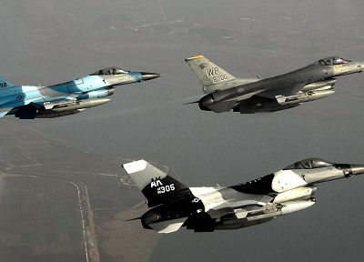 aircraft, military, planes, F-16 Fighting Falcon - related desktop wallpaper