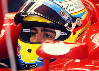 eyes, Ferrari, Formula One, Italy, Fernando Alonso - random desktop wallpaper