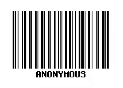 Anonymous, barcode - random desktop wallpaper