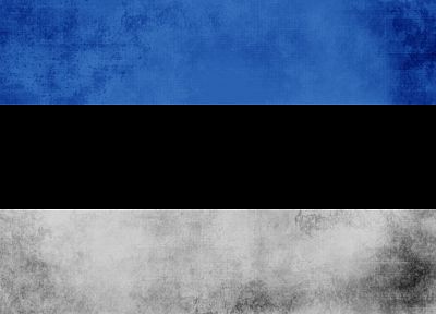 blue, black, white, flags, Estonia - random desktop wallpaper