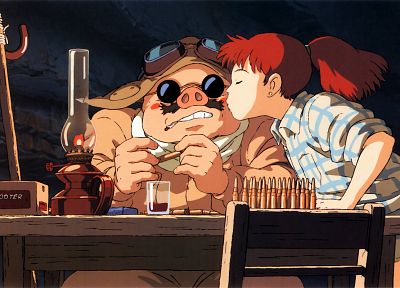Hayao Miyazaki, Porco Rosso, Studio Ghibli - random desktop wallpaper