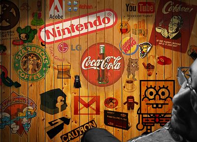 Nintendo, Coca-Cola - random desktop wallpaper