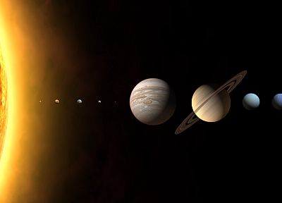 Sun, outer space, Solar System, planets, astronomy - random desktop wallpaper