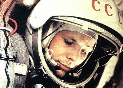 outer space, Yuri Gagarin, cosmonaut - duplicate desktop wallpaper