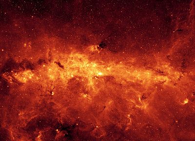 outer space, artwork, Milky Way - duplicate desktop wallpaper