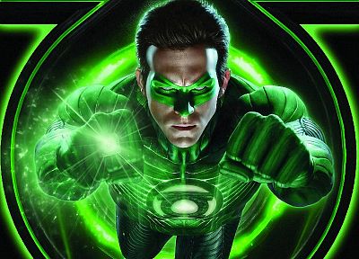Green Lantern, DC Comics, Ryan Reynolds, Hal Jordan - random desktop wallpaper