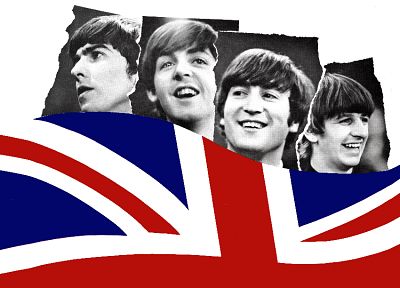 flags, The Beatles - random desktop wallpaper
