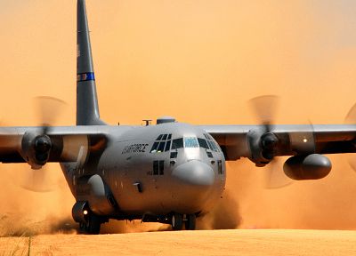 aircraft, planes, C-130 Hercules - random desktop wallpaper