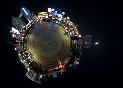 cityscapes, buildings, panorama circle - random desktop wallpaper