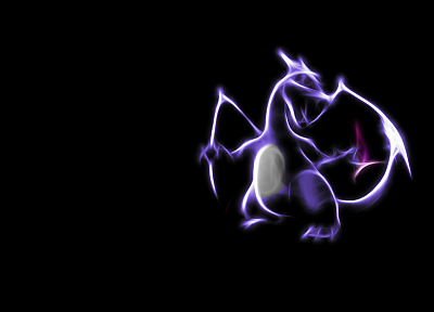 Pokemon, Charizard, black background - random desktop wallpaper