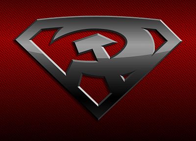 DC Comics, Superman, Red Son Superman, Superman Logo - desktop wallpaper