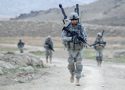 soldiers, military, Afghanistan, M82A1 - random desktop wallpaper