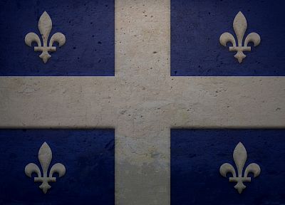 flags, Quebec - duplicate desktop wallpaper
