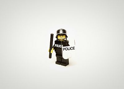 riots, police, Legos - desktop wallpaper