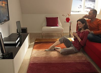 TV, couch, home, interior, Philips - desktop wallpaper