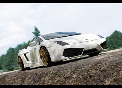 cars, front, Lamborghini Gallardo - desktop wallpaper