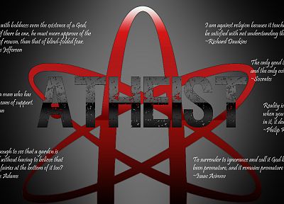 text, quotes, atheism - random desktop wallpaper