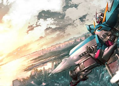 Gundam, mecha - duplicate desktop wallpaper