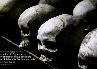 skulls, quotes, fearful, religion, F.E.A.R. - desktop wallpaper