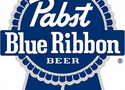 beers, blue, alcohol, brands, logos, Pabst Blue Ribbon - desktop wallpaper