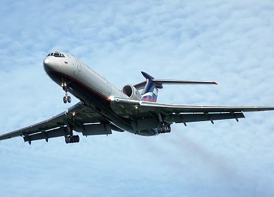 aircraft, skyscapes, Tupolev TU-154 - related desktop wallpaper