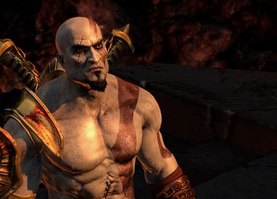 Kratos, God of War - random desktop wallpaper