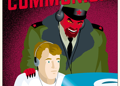 communism, pirates, devil - random desktop wallpaper