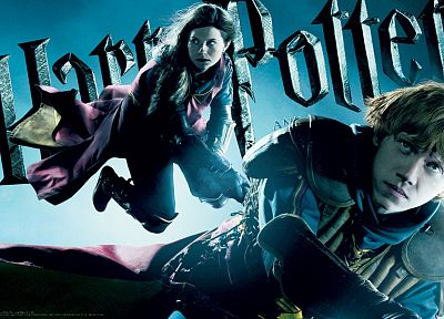 Harry Potter, Harry Potter and the Half Blood Prince, Rupert Grint, Ginny Weasley, Ron Weasley - duplicate desktop wallpaper