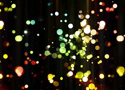 lights, bokeh - desktop wallpaper