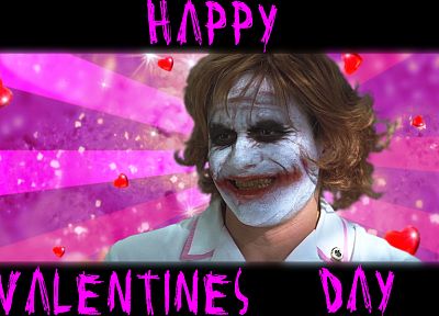 The Joker, Valentines Day, The Dark Knight - random desktop wallpaper