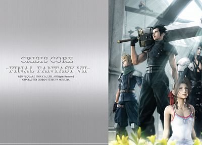 Final Fantasy, Final Fantasy VII, Sephiroth, Crisis Core, Cloud Strife, Zack Fair, Aerith Gainsborough - desktop wallpaper