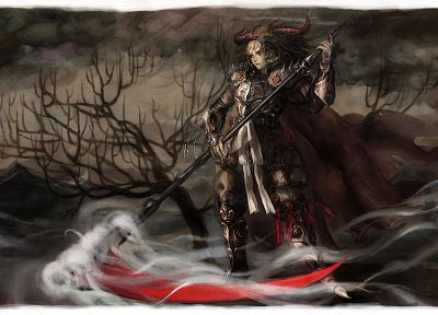 scythe, demons, warriors, Scyther - desktop wallpaper