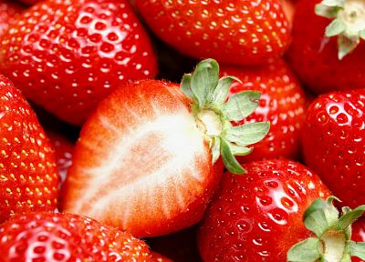 nature, strawberries - random desktop wallpaper