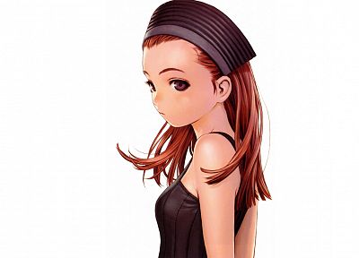 Range Murata, Form Code, simple background, anime girls - desktop wallpaper