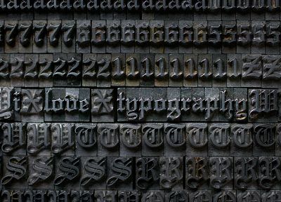typography - duplicate desktop wallpaper