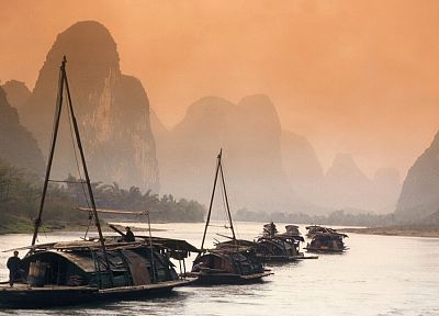 China, sailing, rivers - related desktop wallpaper