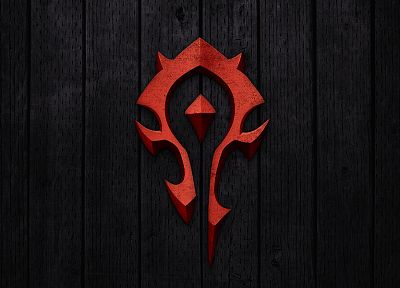World of Warcraft, crest, horde - desktop wallpaper