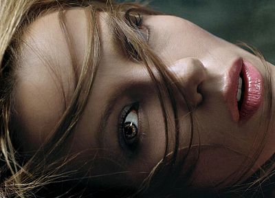 brunettes, women, actress, Kate Beckinsale, faces - random desktop wallpaper